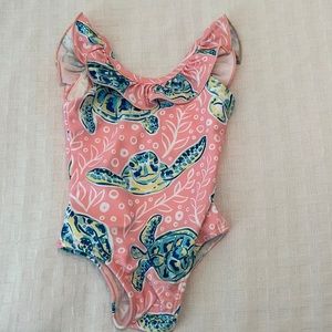 Boutique Little Girls Swimsuit